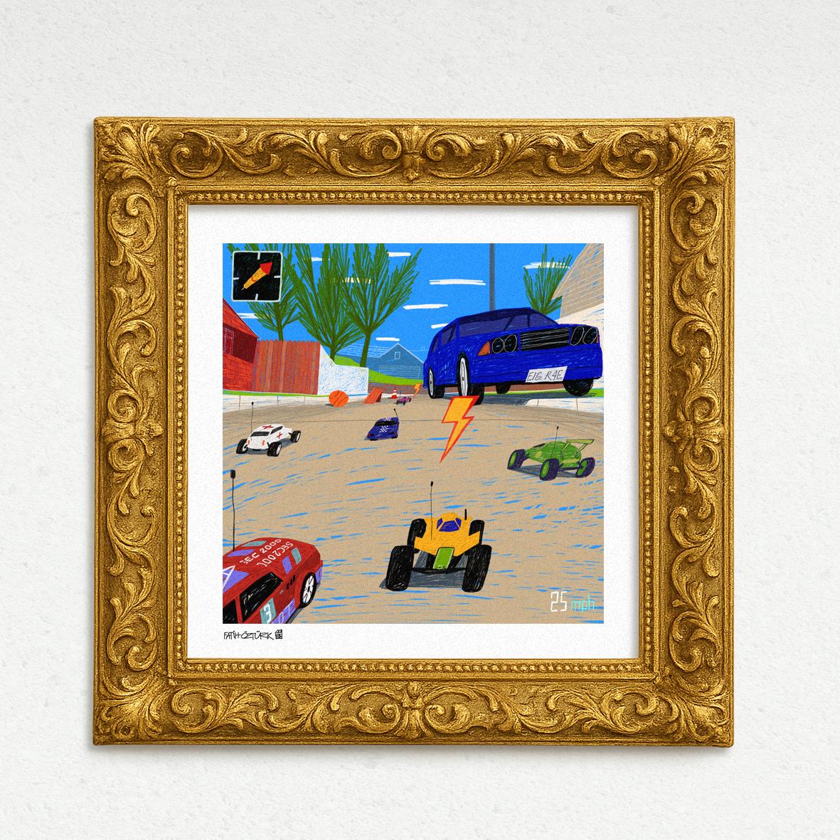 Re-Volt (Fine Art Print-Poster)
