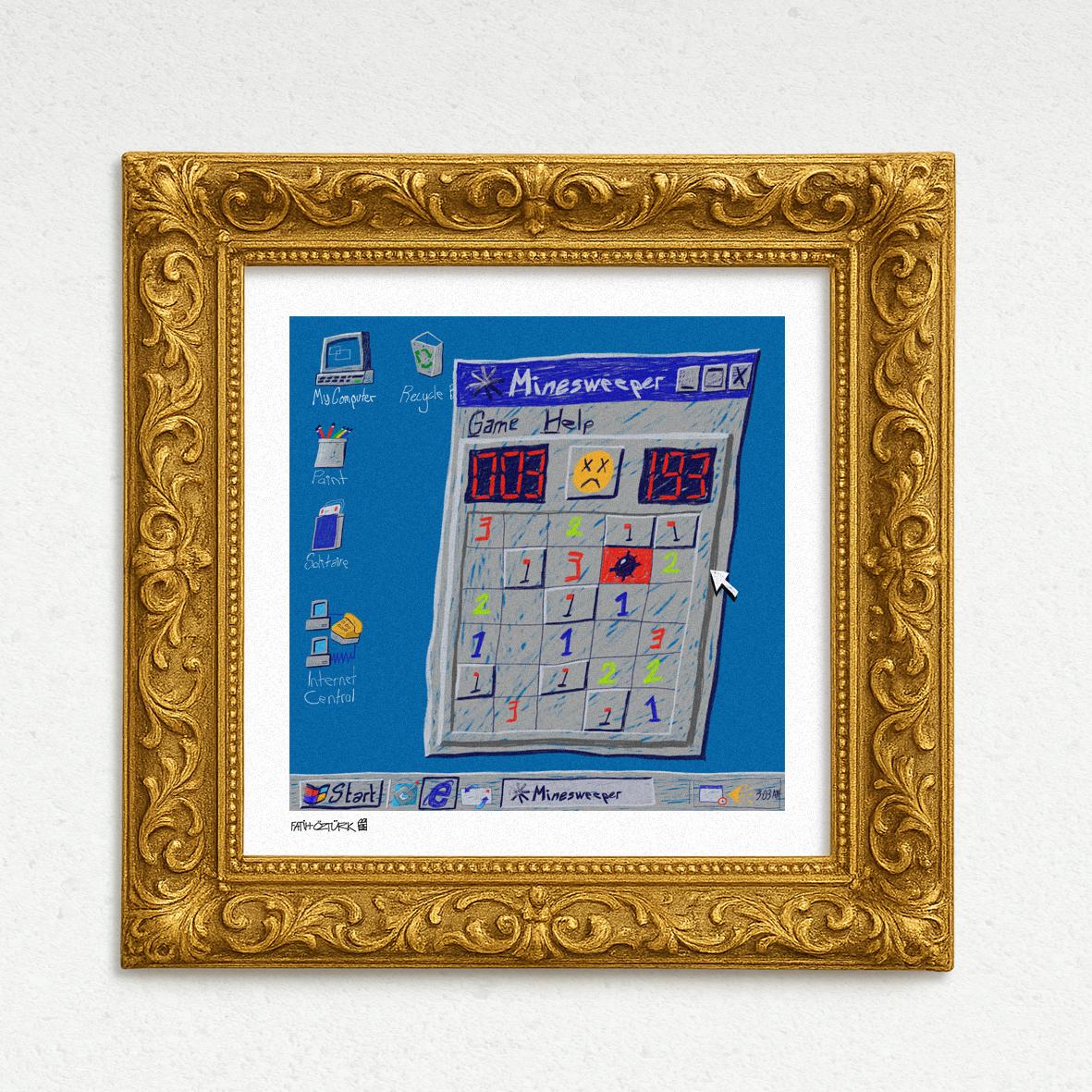 Minesweeper (Fine Art Print-Poster)