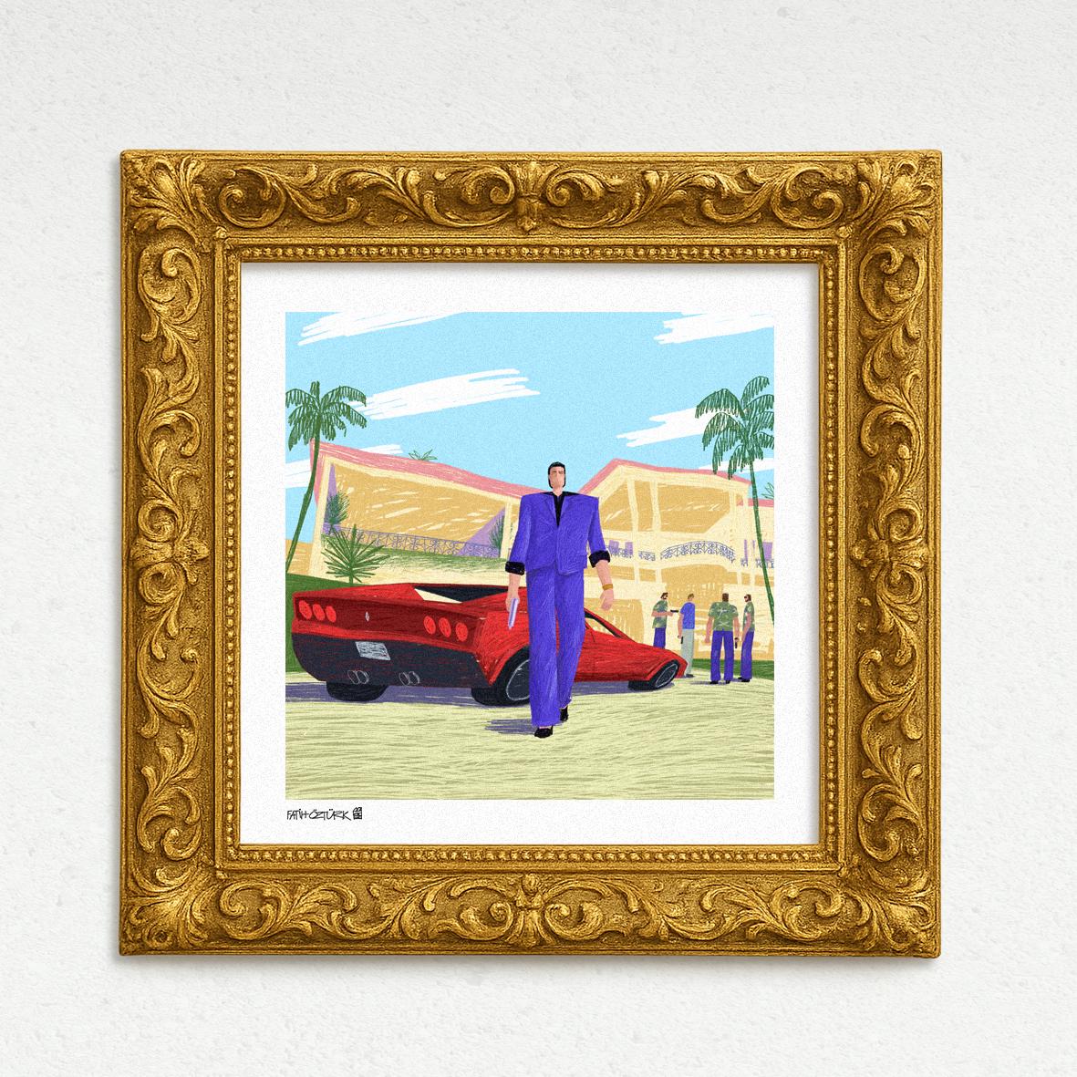 Vercetti Gang (Fine Art Print-Poster)