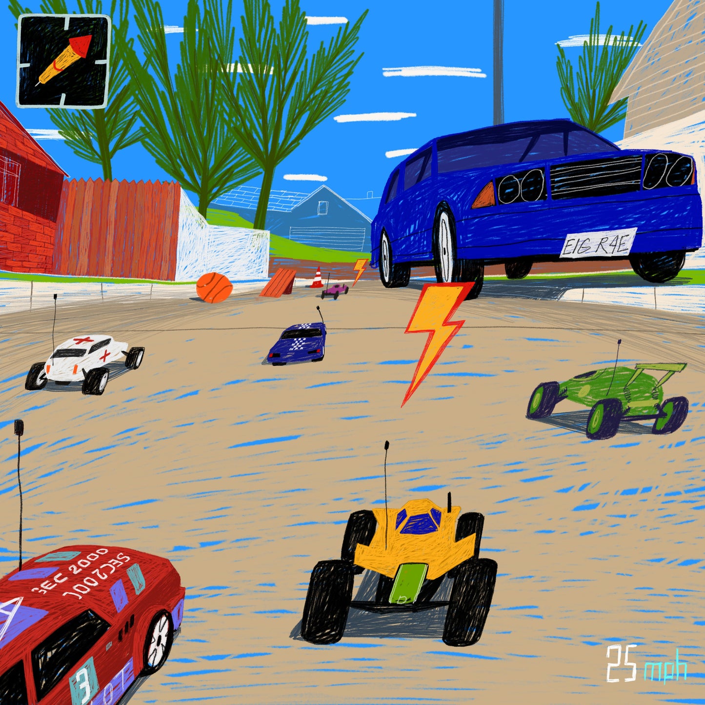 Re-Volt (Fine Art Print-Poster)