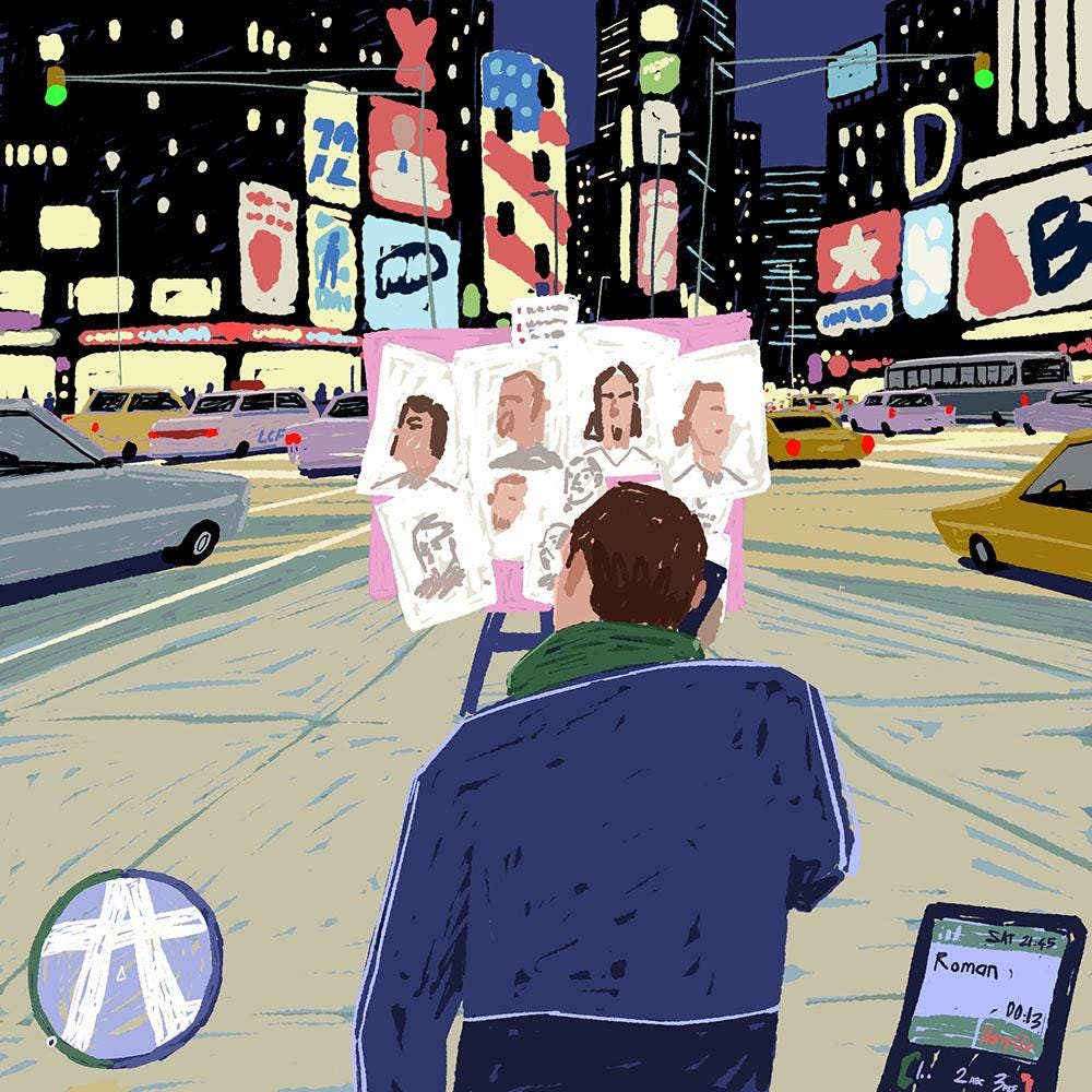 Liberty City (Fine Art Print-Poster)