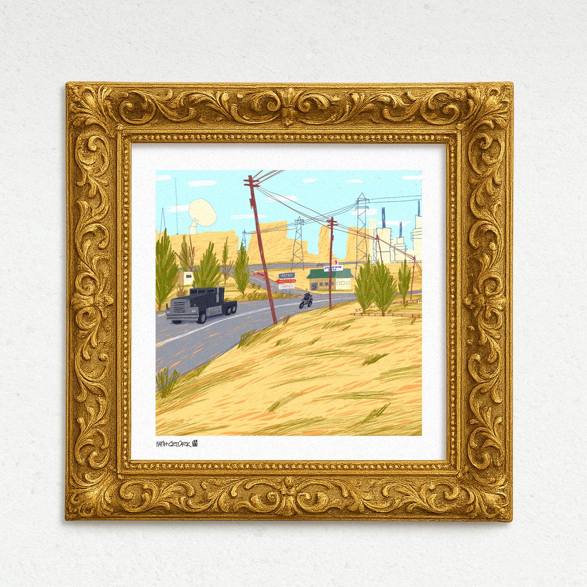 Bone County (Fine Art Print-Poster)