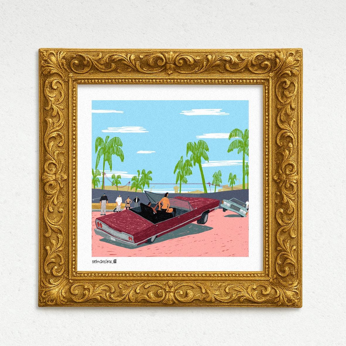 Cesar Vialpando (Fine Art Print-Poster)