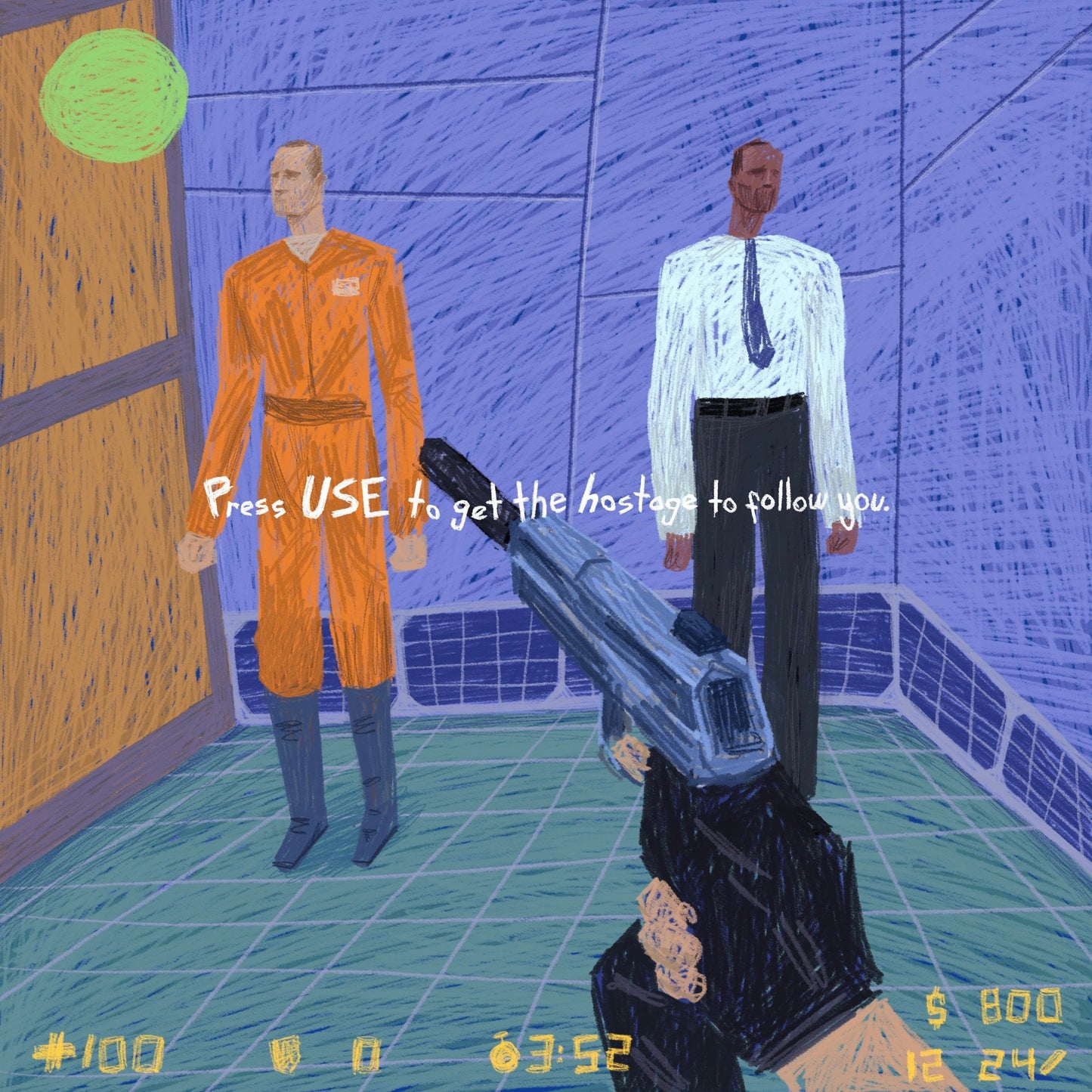 Cs_Hostages (Fine Art Print-Poster)