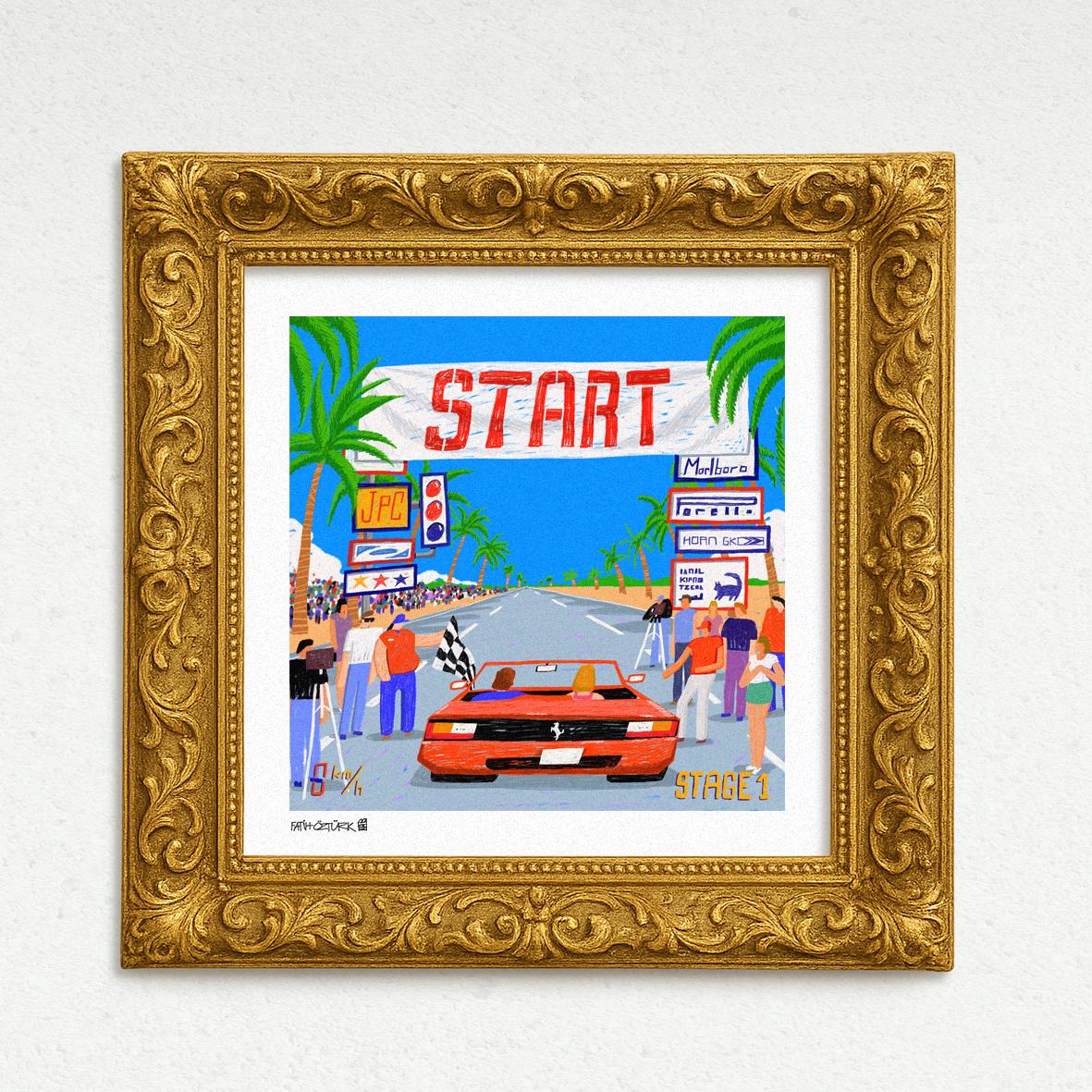 OutRun (Fine Art Print-Poster)