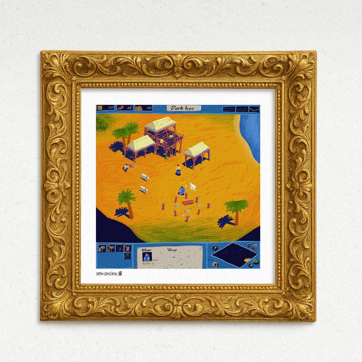 Dark Age2 (Fine Art Print-Poster)