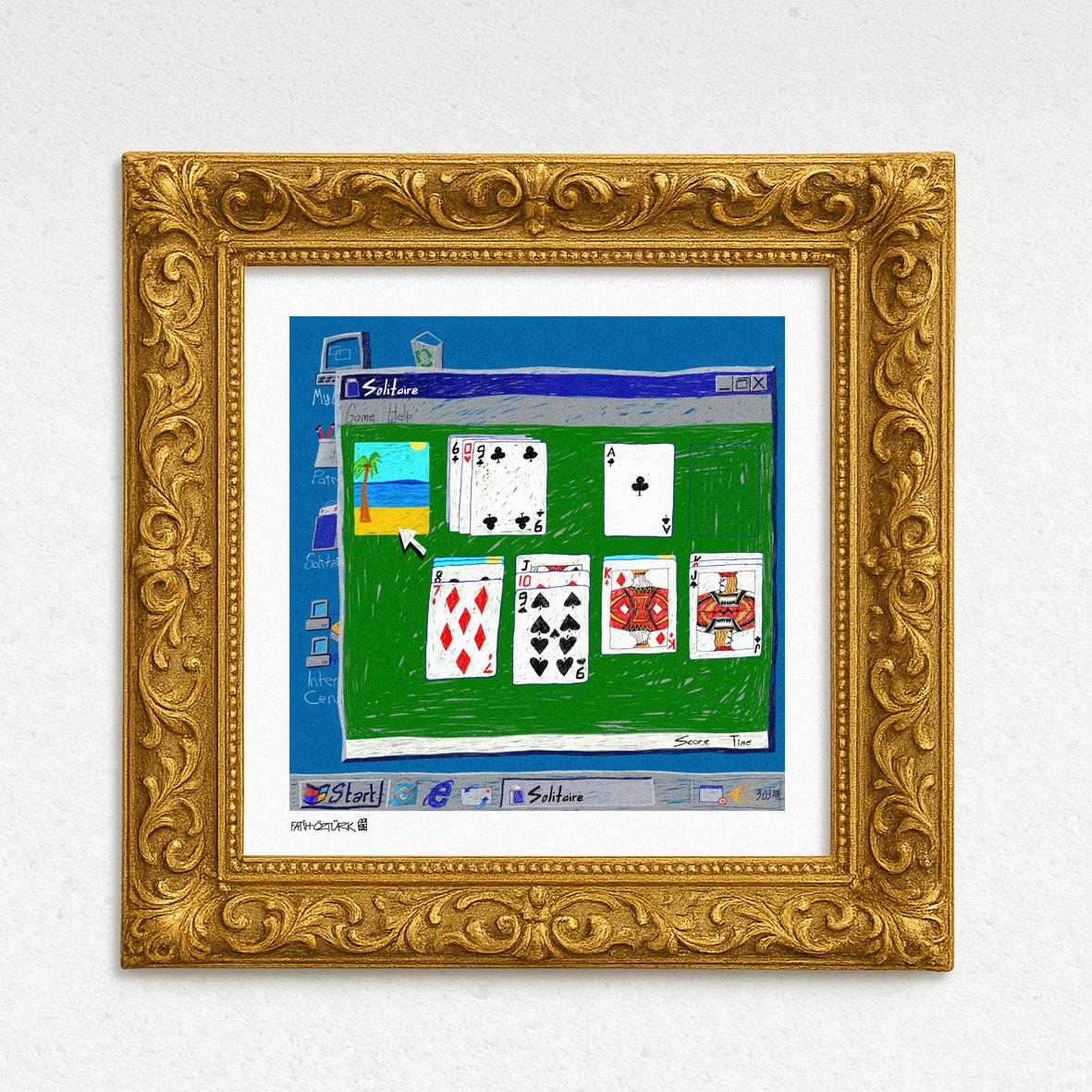 Solitaire (Fine Art Print-Poster)
