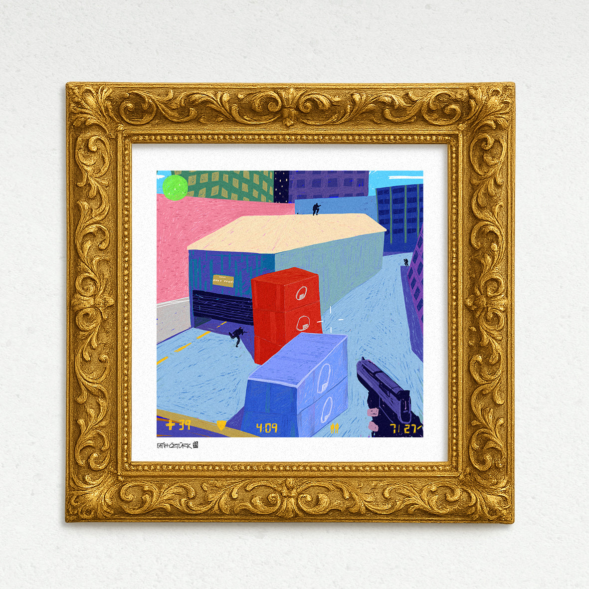 Counter Strike Assault (Fine Art Print-Poster)