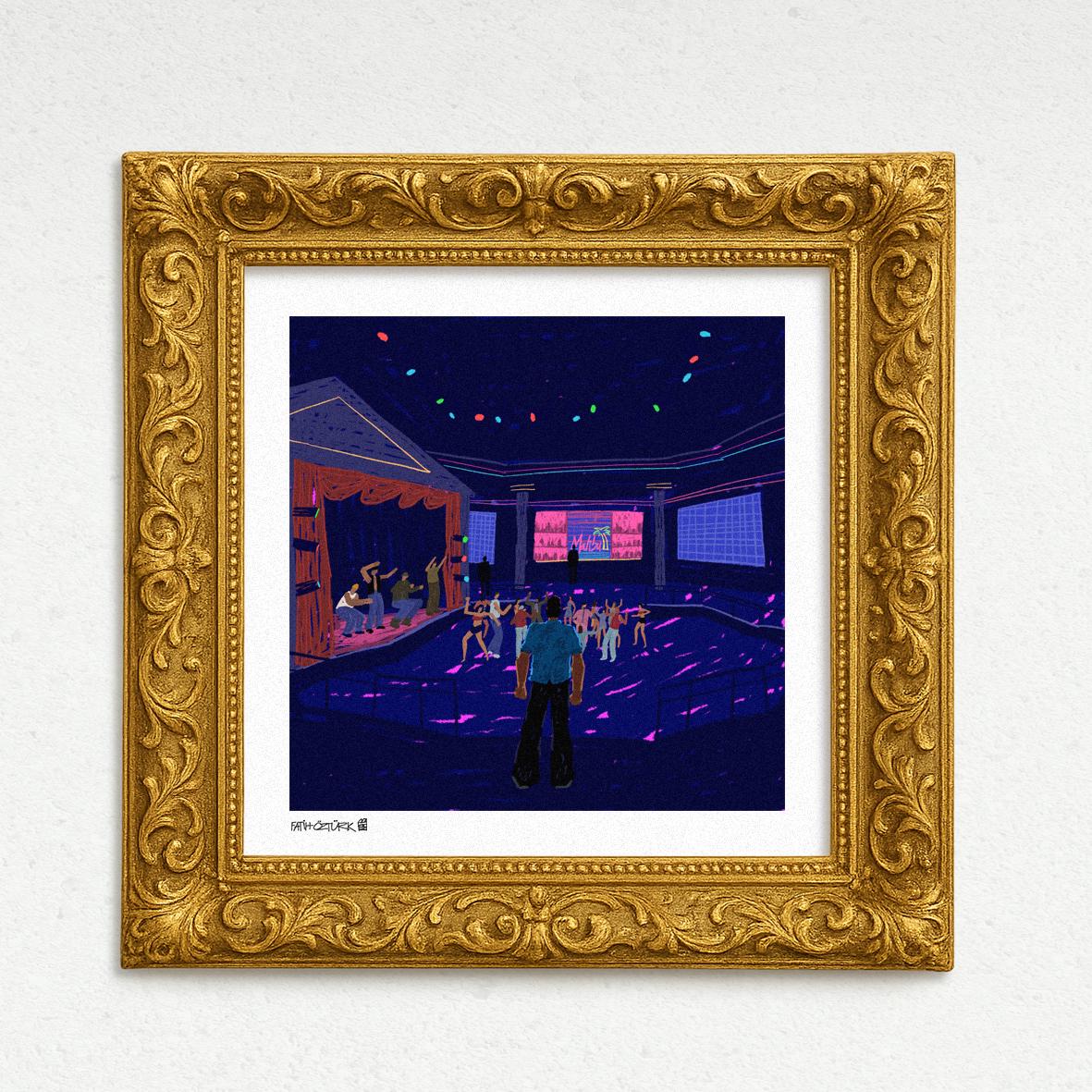 Malibu Club (Fine Art Print-Poster)